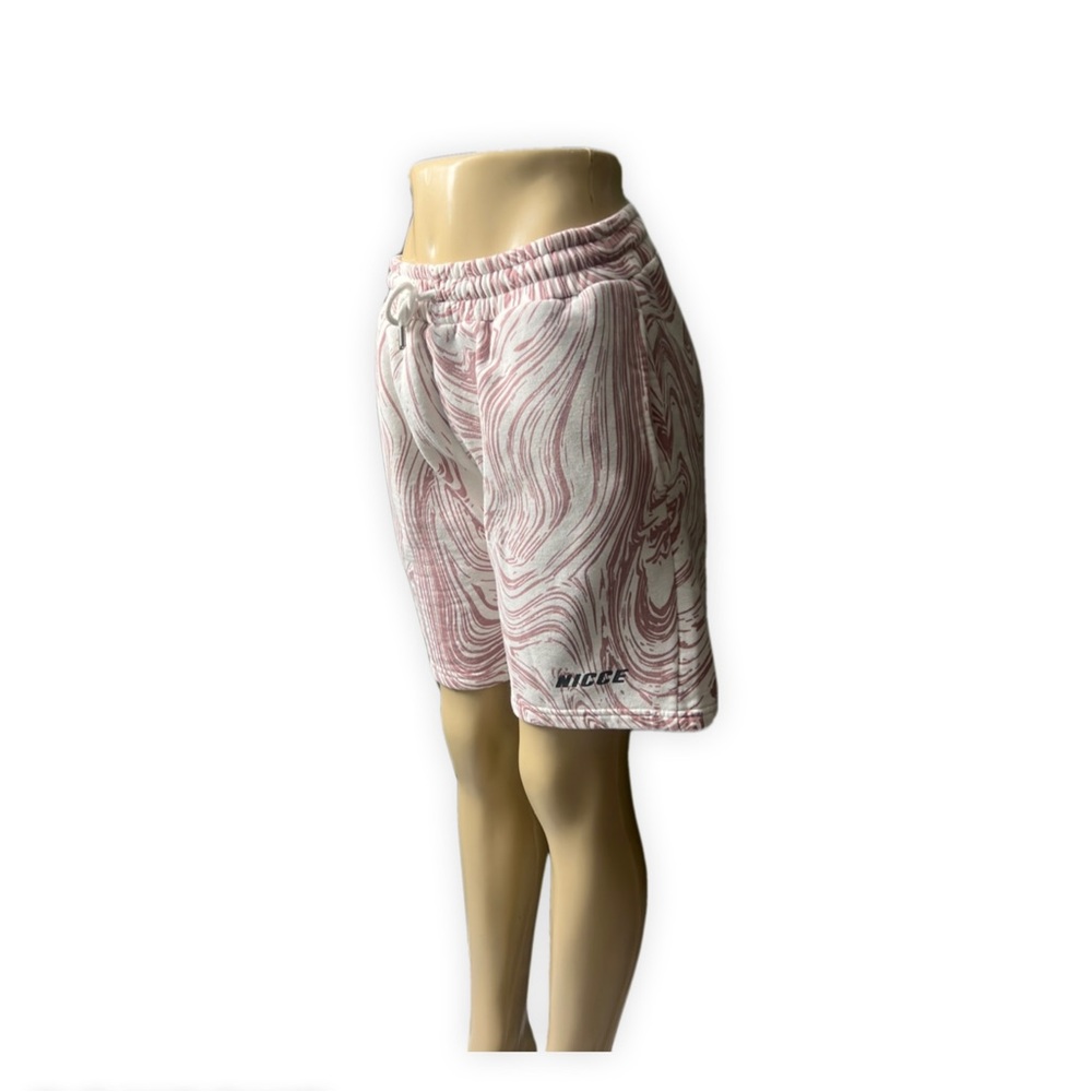 Men’s Nicce Stretch Waist white Rose